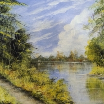 jezero, rijeka, priroda, planina, puteljak, put